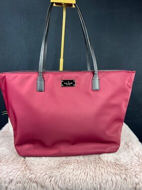 Kate Spade Blake Avenue Margareta Tote Merlot Burgundy EUC